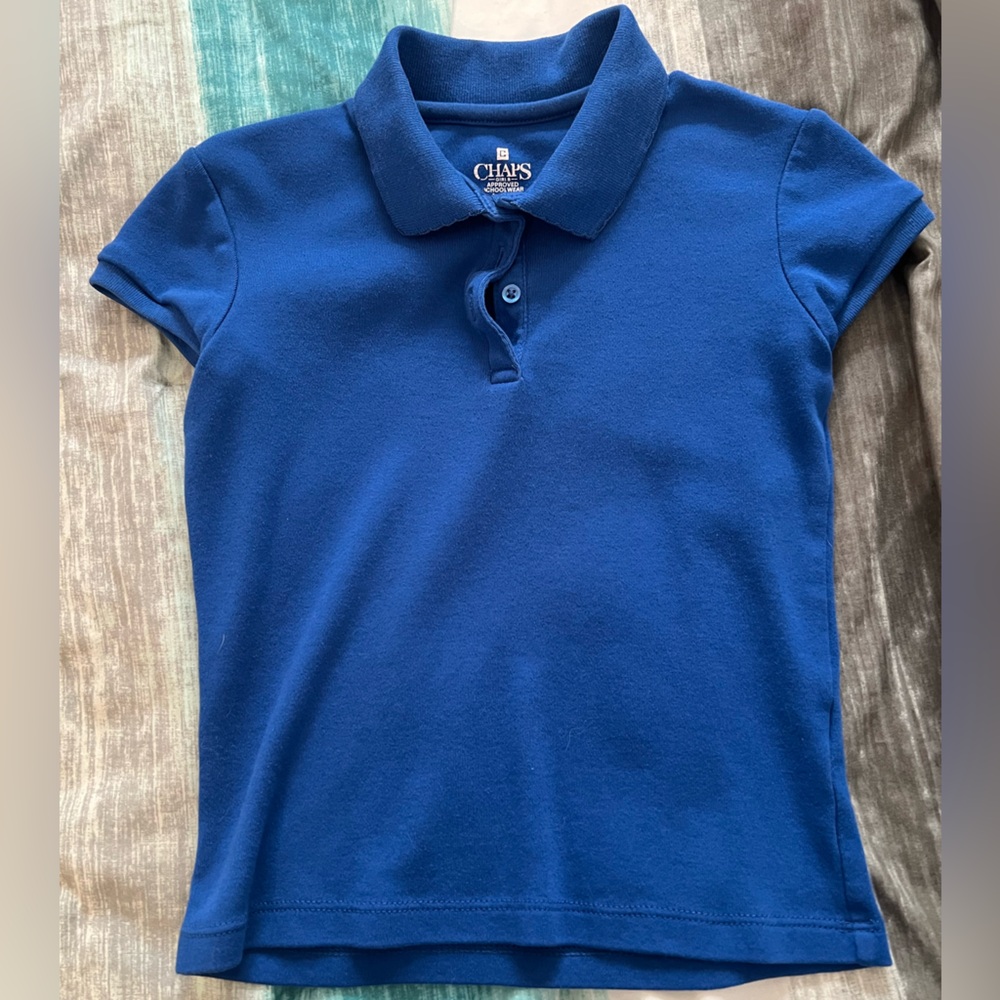 Chaps Kids Polo Shirt in Deep Blue